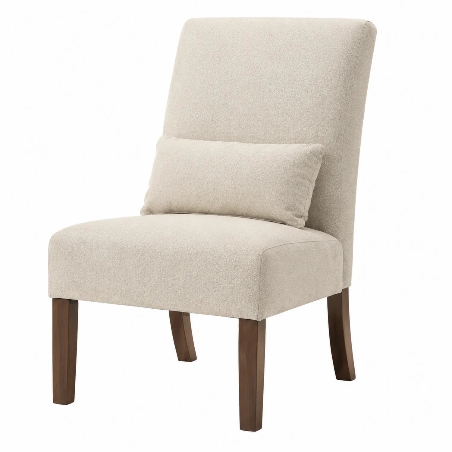 Sedia in Legno e Poliestere Beige