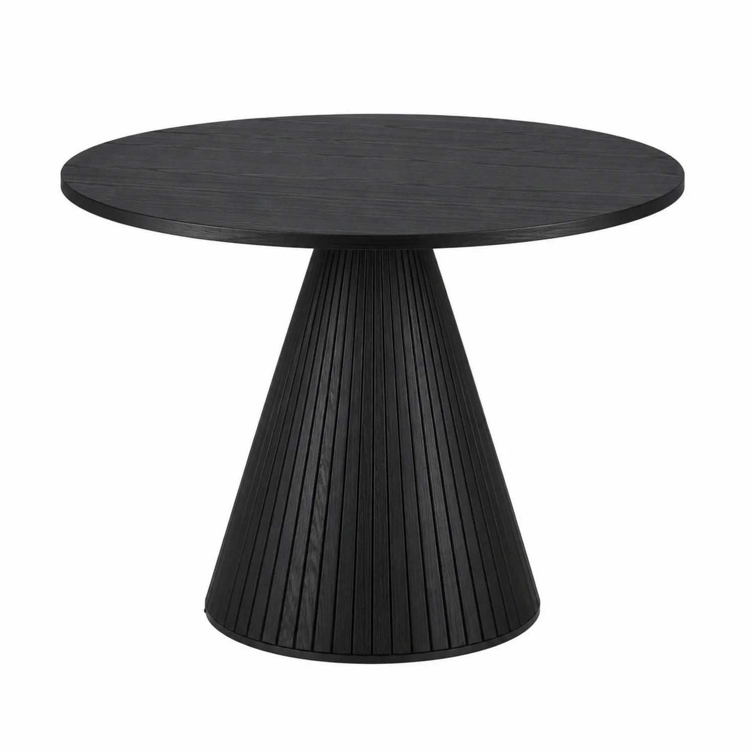 Tavolo rotondo in legno nero Ø120 cm
