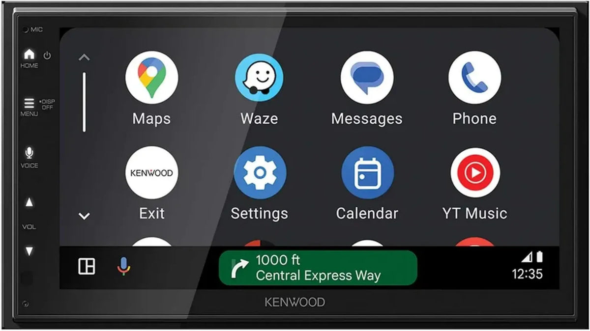KENWOOD Autoradio 6,8'' Mechless con DAB+, CarPlay e Android Auto, Specchio Wireless, Bluetooth, Telecamera Posteriore