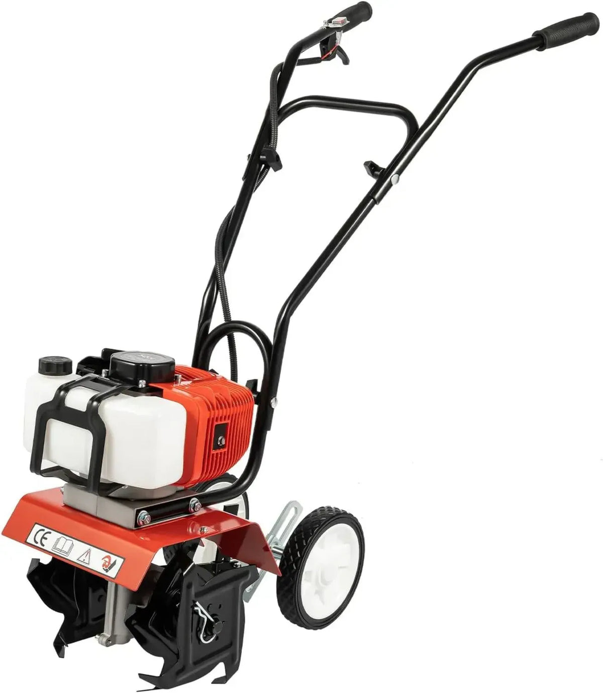 Motozappa a Benzina 52CC, Potente e Compatta, Profondit¨¤ Coltivazione 3-12 cm, Larghezza 30 cm, Ideale per Tutti i Terreni