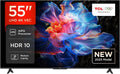 TCL 55V6C TV 55'' 4K UHD Smart TV senza cornice con Google TV e Dolby Audio