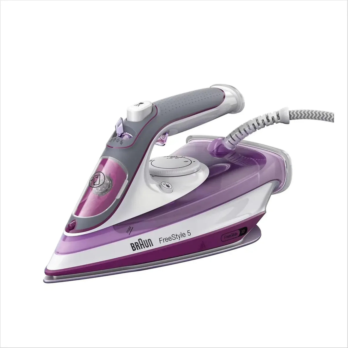 Ferro da Stiro Braun TexStyle 5 con Piastra 3D Ceramica e Sistema Antigoccia, 2700W